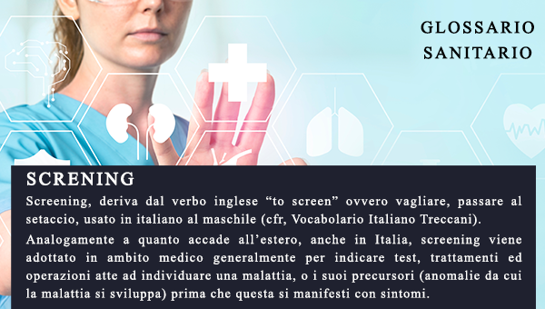 Sintesi del significato della parola screening